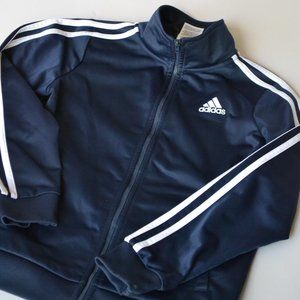 Kids Navy Blue Adidas Jacket Size 10-12